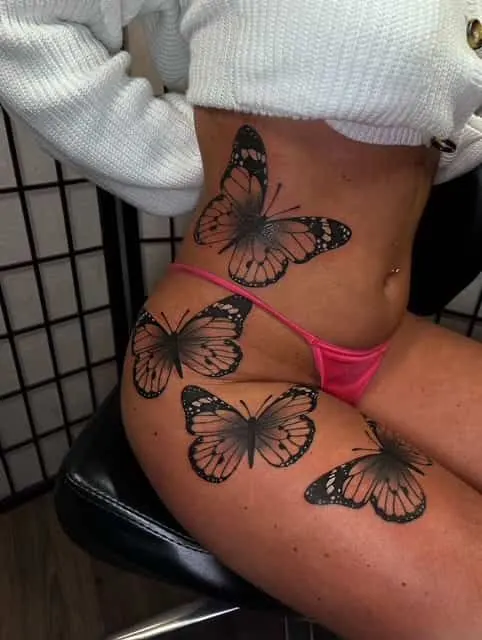 Black and grey fine line tattoo by Tallulah Coates at Avinit Tattoo, Orpington (portfolio piece 4)