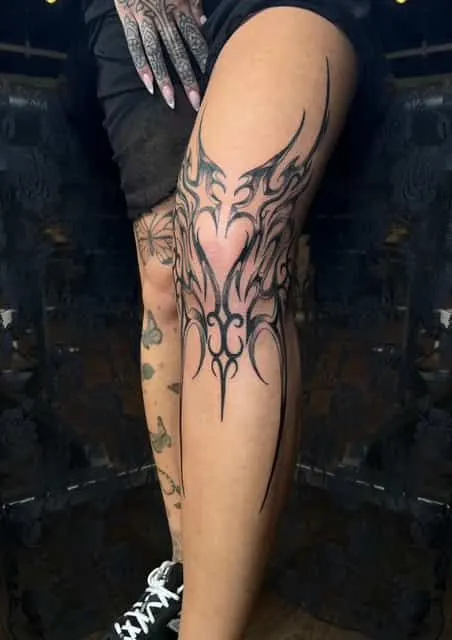 Black and grey fine line tattoo by Tallulah Coates at Avinit Tattoo, Orpington (portfolio piece 10)
