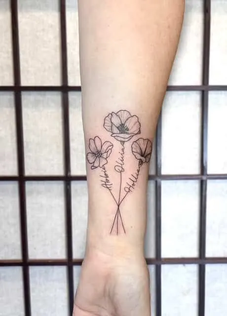 Black and grey fine line tattoo by Tallulah Coates at Avinit Tattoo, Orpington (portfolio piece 11)