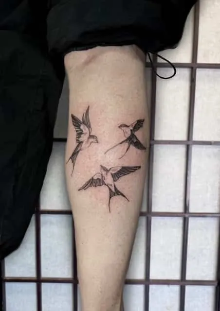 Black and grey fine line tattoo by Tallulah Coates at Avinit Tattoo, Orpington (portfolio piece 13)
